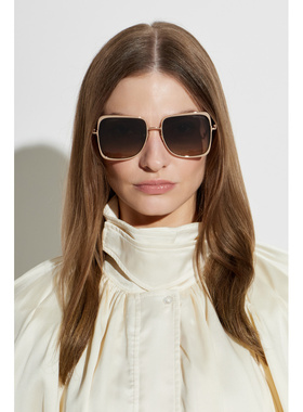 TOM FORD 女士太阳镜 FT131905728B CO 金色 Sunglasses