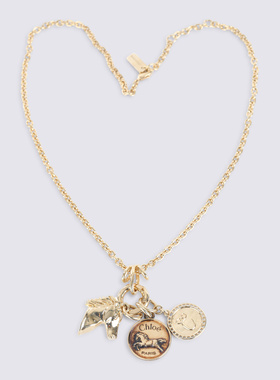 CHLOÉ 女士项链 CH25AJN03CB79DC SS2026 金色 Brass necklace wi