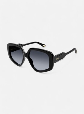 CHLOÉ 女士太阳镜 CH0210S001001 AW2023 黑色 CHLOÉ glasses