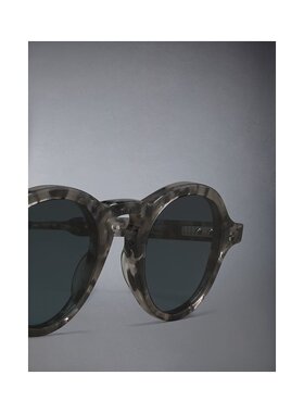 1h可退 奢淘 Thom Browne 圆框太阳镜 男 UES926AG0002