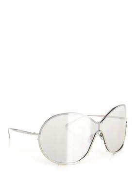 ALAIA 女士太阳镜 AA0100S004 SS2026 银色 SUNGLASSES WOMAN MET