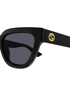 Gucci 古驰 女士 全框太阳镜 GG1578S black黑色 舒适时尚
