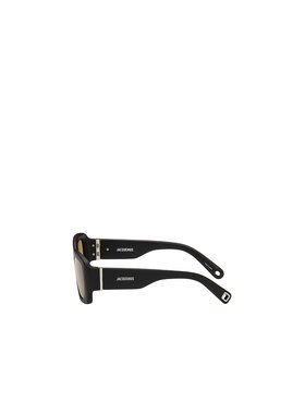 JACQUEMUS 男士眼镜 JAC60C5SUNMATTBLACKSILVER太阳镜眼镜链