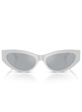 1h可退 VERSACE 女士眼镜 VE4470B54741U CO 灰色 几何框太阳镜