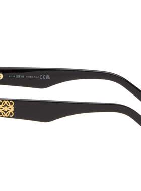 1h可退 潮奢 LOEWE 罗意威 男士 黑色 Screen 太阳镜 LW40114I490