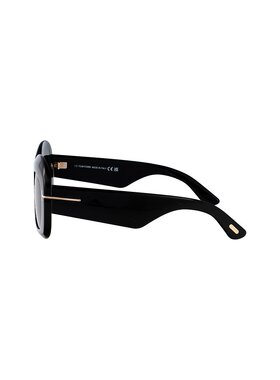 1h可退 TOM FORD 女士太阳镜 FT121901A SS2025 黑色 CARMEN-02