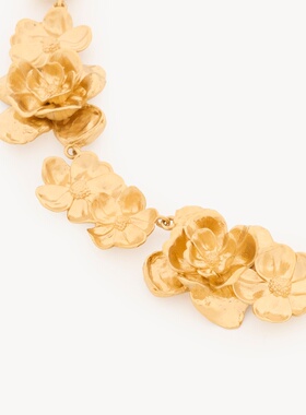 1h可退 CHLOÉ 女士项链 CH26UJN12CB79DC SS2026 金色 Bouquet 项