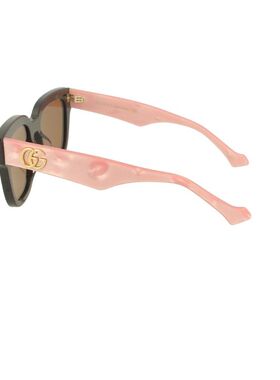 GUCCI 女士眼镜 GG0998S005 AW2023 棕色 GG0998S古驰