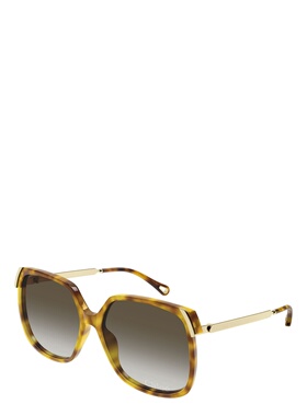 CHLOÉ 女士眼镜 CH0286S010 SS2026 棕色 全框太阳镜