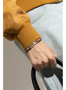 BOTTEGA VENETA 男士手链手镯 815595V507C5362 S【付后1h可退】