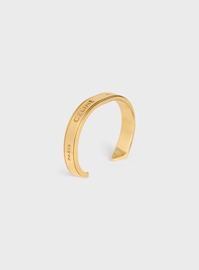 1h可退 CELINE 女士戒指 B107E3F7035OR SS2026 金色 Ribbon 小号