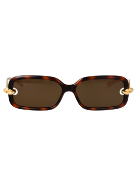 BOTTEGA VENETA 女士眼镜 BV1439S002 SS2026棕色太阳镜