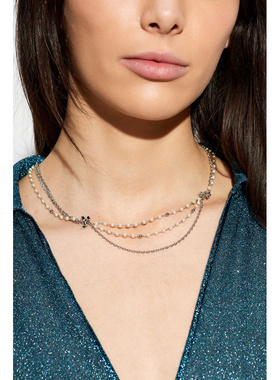 TORY BURCH 女士项链 1808670056 SS2026 银色 Short necklace wi