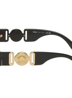 versace 范思哲 女士 黑色 Medusa Biggie Butterfly 太阳镜 0VE4