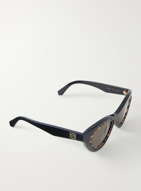 LOEWE 罗意威 女士 Anagram 猫眼醋纤太阳眼镜 LW40182U01E