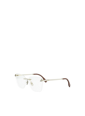 FENDI 女士眼镜 FE5133US032 CO 白色 无边框平光镜
