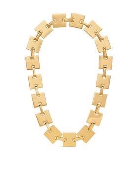 CELINE 女士项链 460GQ6BRA35OR AW2022 黄色 徽标方形项链