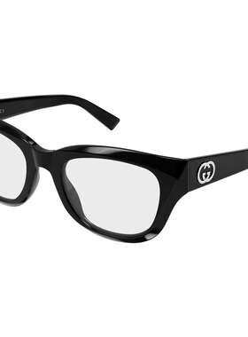GUCCI 女士眼镜 GG2202O005 AW2026 黑色 Emblem 几支付后1h可退