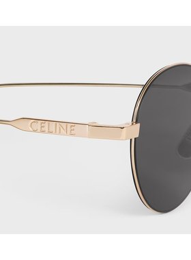 CELINE 男士太阳镜 4S346CMLB35LS SS2026 黑色 全框太阳镜