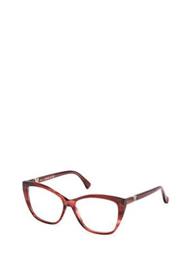 MAX MARA 女士眼镜 MM5036068 AW2025 红色 全框平光镜