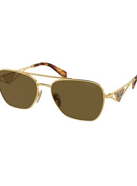 1h可退 PRADA 女士太阳镜 PRA50S5AK01T CO 绿色 几何框太阳镜