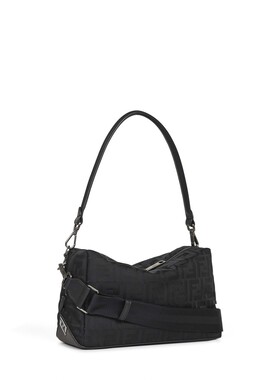 FENDI 男士单肩包 7VA672AVC6F0SAJ SS2026 黑色 Fendi Men's Med