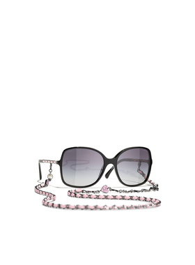 CHANEL 女士眼镜 CH5210Q1663S6 CO 灰色 几何框太阳镜