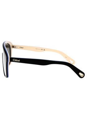1h可退 CHLOÉ 女士眼镜 CH0212S004 SS2025 黑色 CHLOÉ Sunglasse