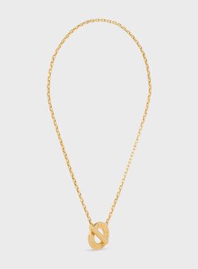 CELINE 女士项链 B107I3F7435OR SS2026 黄色 圆盘项链