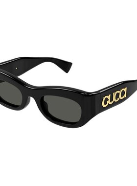 GUCCI 女士太阳镜 GG1809S001 AW2025 黑色 猫眼太阳镜古驰
