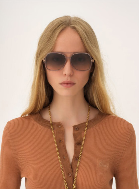 CHLOÉ 女士太阳镜 CH0364S005005 AW2026 花色 C【付后1h可退】