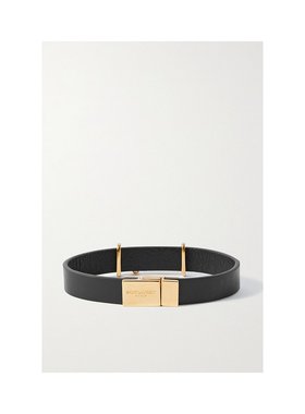 1h可退 潮奢 Saint Laurent 圣罗兰 男士 徽标铭牌手镯 7088150IH