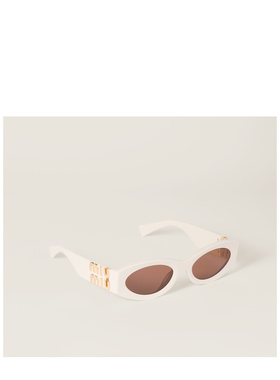 MIU MIU 女士眼镜 SMU11WE21DC054FE90Q AW2025 白色