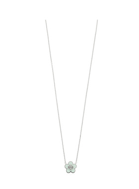 TORY BURCH 女士项链 147287302 SS2026 银色 花朵吊坠项链