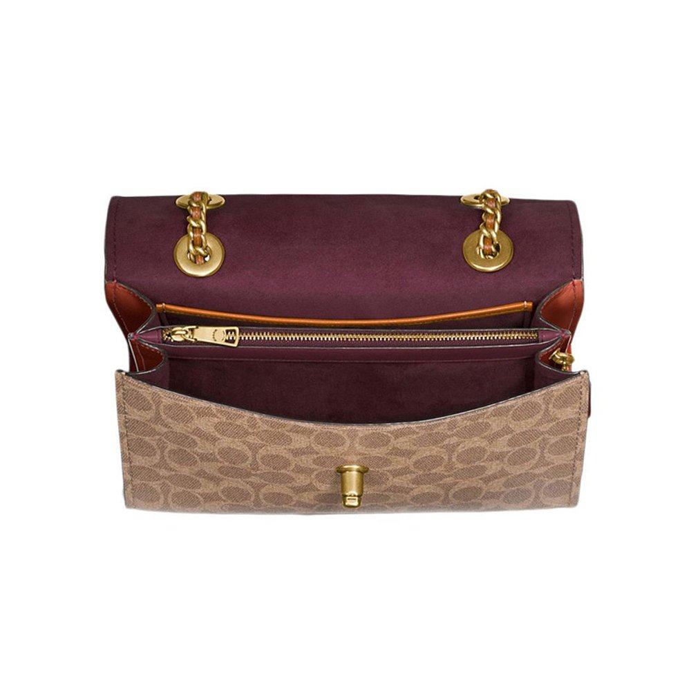 香港直邮coach女士链条经典斜挎包 天猫国际香港直购女士包袋