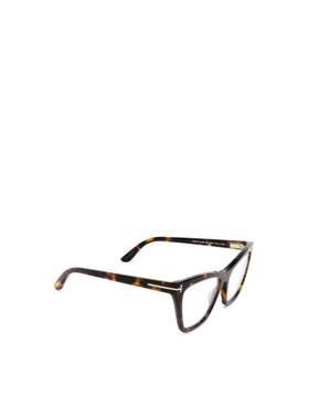 1h可退 TOM FORD 女士眼镜 FT5971B052 SS2026 黑色 徽标平光镜