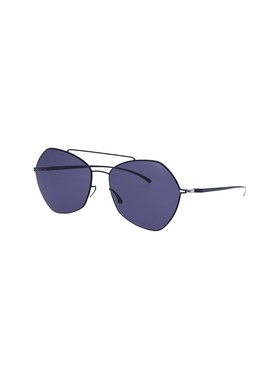 1h可退 潮奢 Mykita 女士 徽标太阳镜 MMESSE012 blue蓝色 舒适时