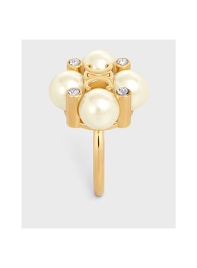 CELINE 女士戒指 461JX6RPS01GI SS2025 色 圈形戒指