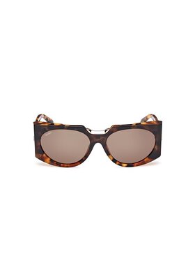 MAX MARA 女士眼镜 MM012356J CO 棕色 全框太阳镜配饰