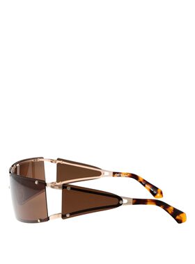 1h可退 OFF-WHITE 男士太阳镜 OERI101F23MET0017664 SS2025玳瑁