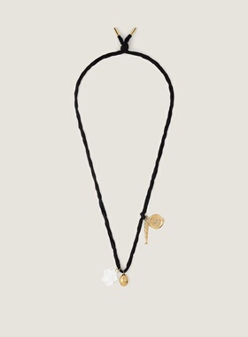 GIVENCHY 女士项链 BF00T1F07H710 SS2026 黑色 Lucky Charms项链