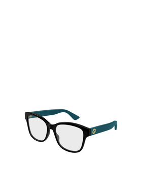 1h可退 GUCCI 女士眼镜 GG1340O011 SS2026 蓝色 全框平光镜