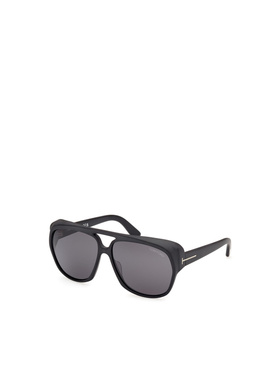 TOM FORD 男士太阳镜 FT110302A SS2025 灰色 飞行员太阳镜