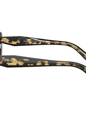 1h可退 PRADA 女士眼镜 PRB04V3891O1 SS2025 黑色 全框平光镜