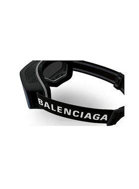 BALENCIAGA 男士太阳镜 BB0379S002 AW2025 黑色 1OHF5BZ0A