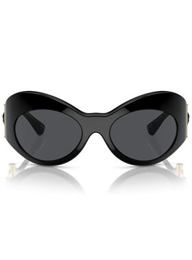 1h可退 VERSACE 女士眼镜 VE4462GB187 AW2025 黑色 logo标识太阳