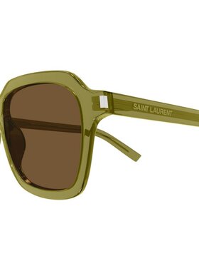 SAINT LAURENT 男士眼镜 SL715SLIM004 棕色太阳镜 AW2025