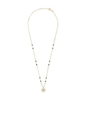 1h可退 TORY BURCH 女士项链 87561700 AW2022 黄色 吊坠项链