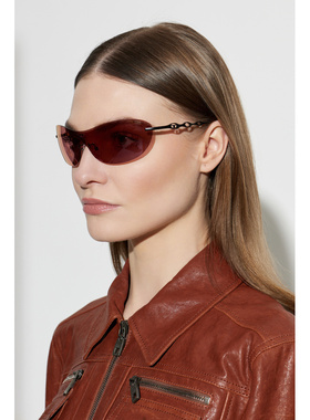 DIESEL 男士太阳镜 0DL10060109D0 CO 粉红色 Sunglasses `0DL100