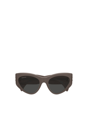 GUCCI 女士眼镜 GG1704S004 AW2024 黑色古驰 猫眼全框太阳镜